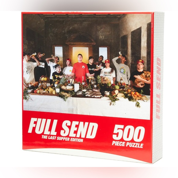 🚨LIMITED EDITION🚨Full Send Last Supper Puzzle by Nelk Boys - Picture 2 of 9